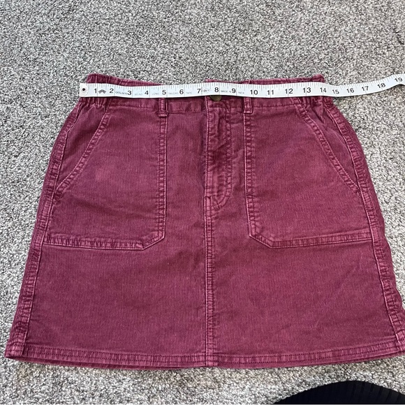 American Eagle Hi Rise A Line Corduroy Mini Skirt NWT - Picture 6 of 10